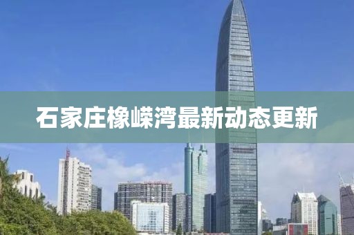 石家庄橡嵘湾最新动态更新