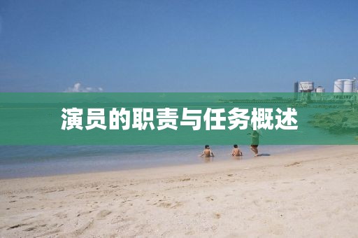演员的职责与任务概述