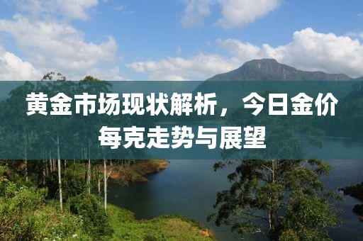 黄金市场现状解析，今日金价每克走势与展望
