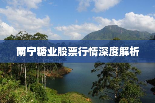 南宁糖业股票行情深度解析