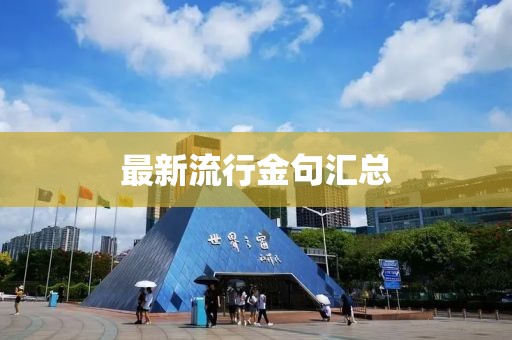 最新流行金句汇总