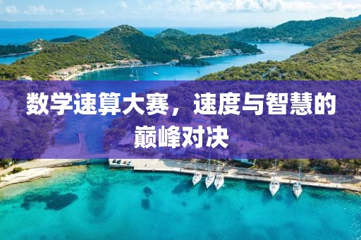 数学速算大赛，速度与智慧的巅峰对决