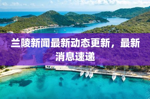 兰陵新闻最新动态更新，最新消息速递