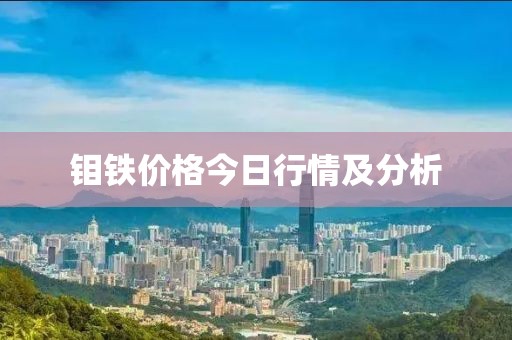 钼铁价格今日行情及分析