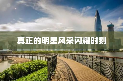 真正的明星风采闪耀时刻