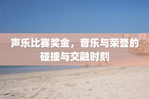 声乐比赛奖金，音乐与荣誉的碰撞与交融时刻