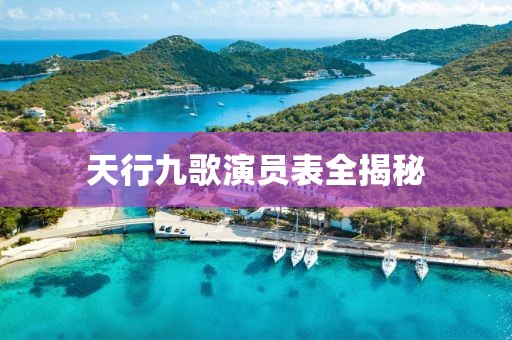 天行九歌演员表全揭秘