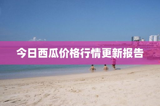 今日西瓜价格行情更新报告