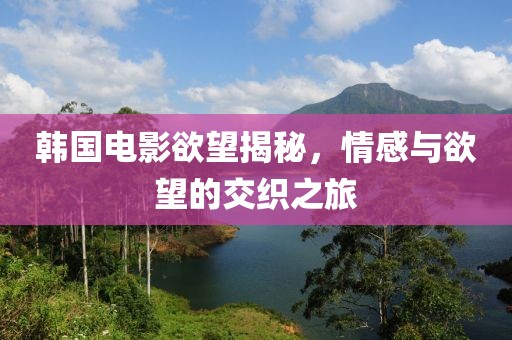 韩国电影欲望揭秘，情感与欲望的交织之旅