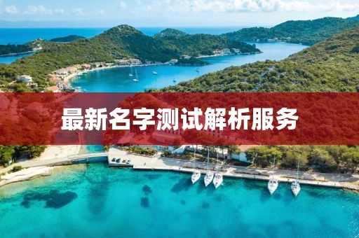 最新名字测试解析服务