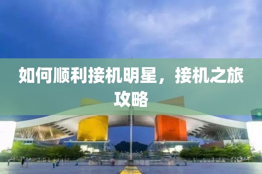 如何顺利接机明星，接机之旅攻略