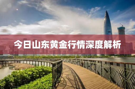 今日山东黄金行情深度解析