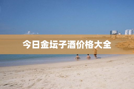 今日金坛子酒价格大全