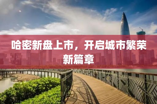 哈密新盘上市，开启城市繁荣新篇章