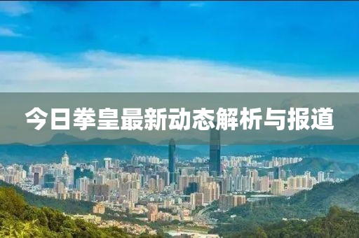 今日拳皇最新动态解析与报道