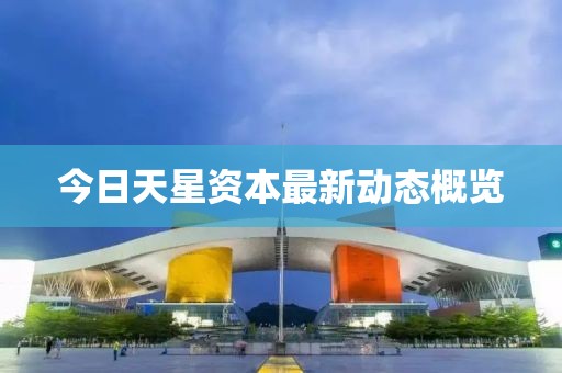 今日天星资本最新动态概览