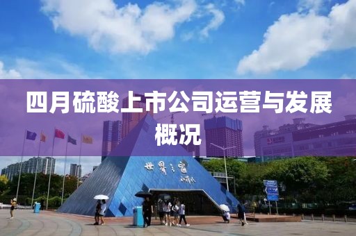 四月硫酸上市公司运营与发展概况