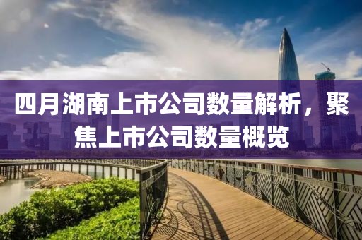 四月湖南上市公司数量解析，聚焦上市公司数量概览