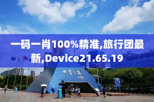 一码一肖100%精准,旅行团最新,Device21.65.19