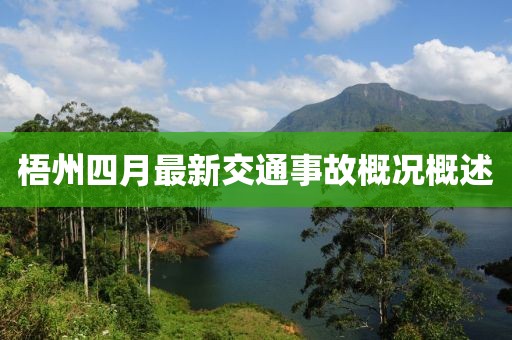 梧州四月最新交通事故概况概述