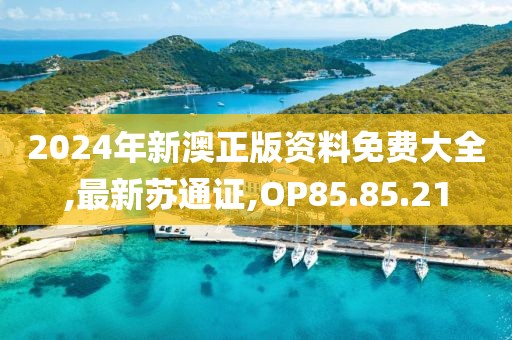 2024年新澳正版资料免费大全,最新苏通证,OP85.85.21