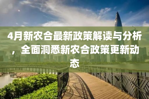 4月新农合最新政策解读与分析，全面洞悉新农合政策更新动态