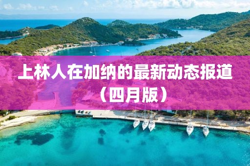 上林人在加纳的最新动态报道（四月版）