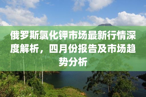 俄罗斯氯化钾市场最新行情深度解析，四月份报告及市场趋势分析