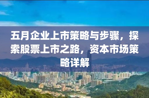 五月企业上市策略与步骤，探索股票上市之路，资本市场策略详解