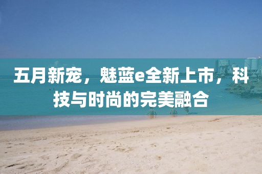 五月新宠，魅蓝e全新上市，科技与时尚的完美融合