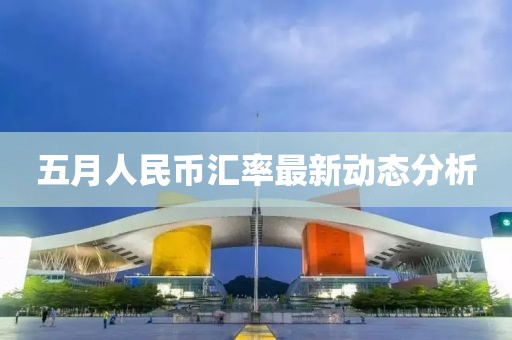 五月人民币汇率最新动态分析