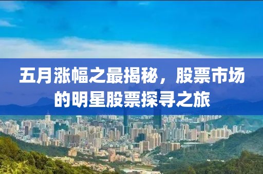 五月涨幅之最揭秘，股票市场的明星股票探寻之旅