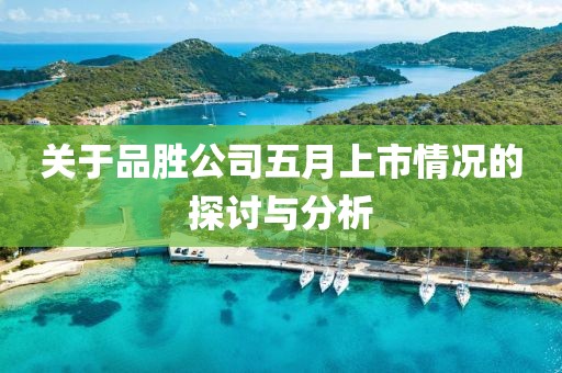 关于品胜公司五月上市情况的探讨与分析