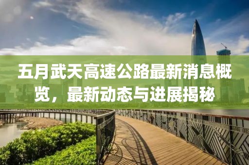 五月武天高速公路最新消息概览，最新动态与进展揭秘