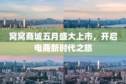 窝窝商城五月盛大上市，开启电商新时代之旅