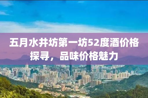 五月水井坊第一坊52度酒价格探寻，品味价格魅力