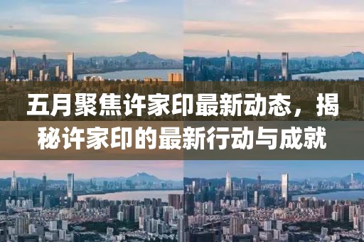 五月聚焦许家印最新动态，揭秘许家印的最新行动与成就