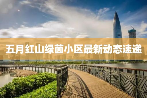 五月红山绿茵小区最新动态速递