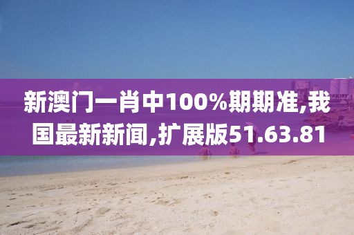 新澳门一肖中100%期期准,我国最新新闻,扩展版51.63.81