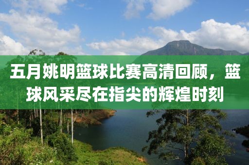 五月姚明篮球比赛高清回顾，篮球风采尽在指尖的辉煌时刻