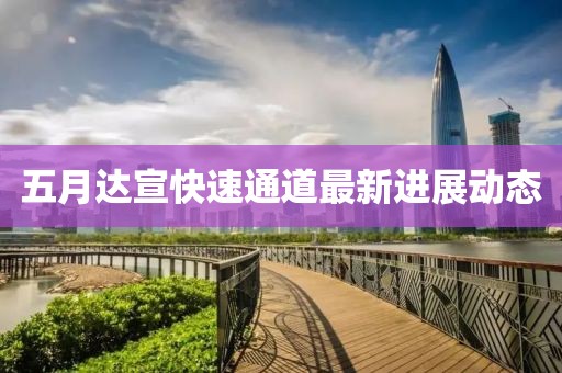 五月达宣快速通道最新进展动态
