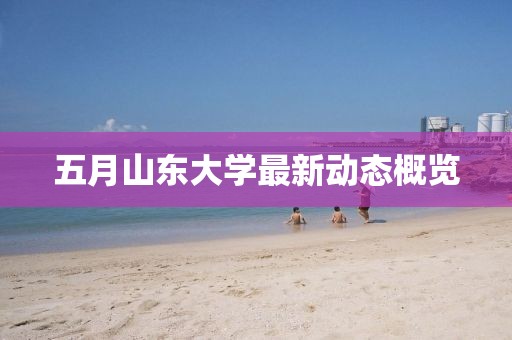 五月山东大学最新动态概览