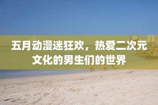 五月动漫迷狂欢，热爱二次元文化的男生们的世界