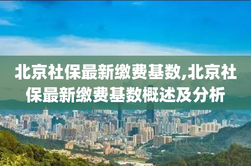 北京社保最新缴费基数,北京社保最新缴费基数概述及分析