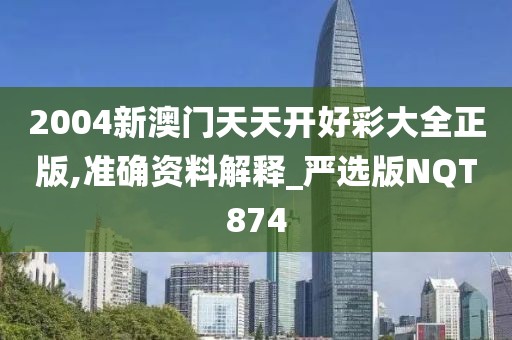 2004新澳门天天开好彩大全正版,准确资料解释_严选版NQT874