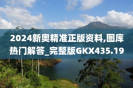 2024新奥精准正版资料,图库热门解答_完整版GKX435.19