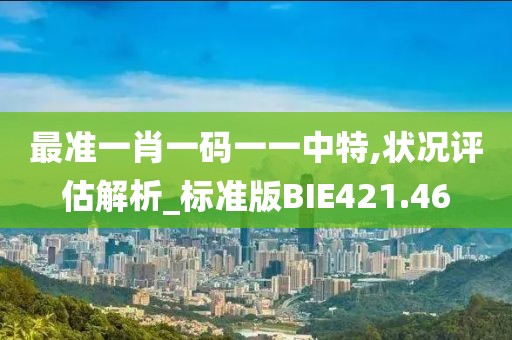 最准一肖一码一一中特,状况评估解析_标准版BIE421.46