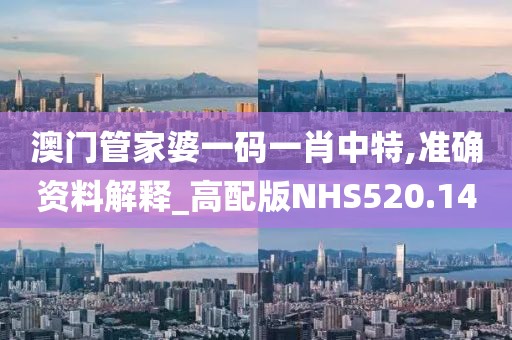 澳门管家婆一码一肖中特,准确资料解释_高配版NHS520.14