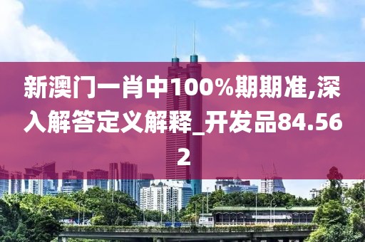新澳门一肖中100%期期准,深入解答定义解释_开发品84.562