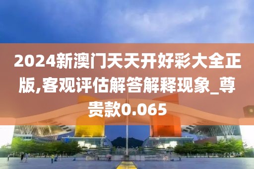 2024新澳门天天开好彩大全正版,客观评估解答解释现象_尊贵款0.065